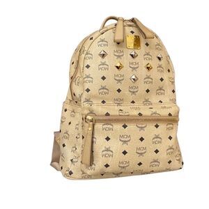 MCM Visetos Front-Studs Backpack Large